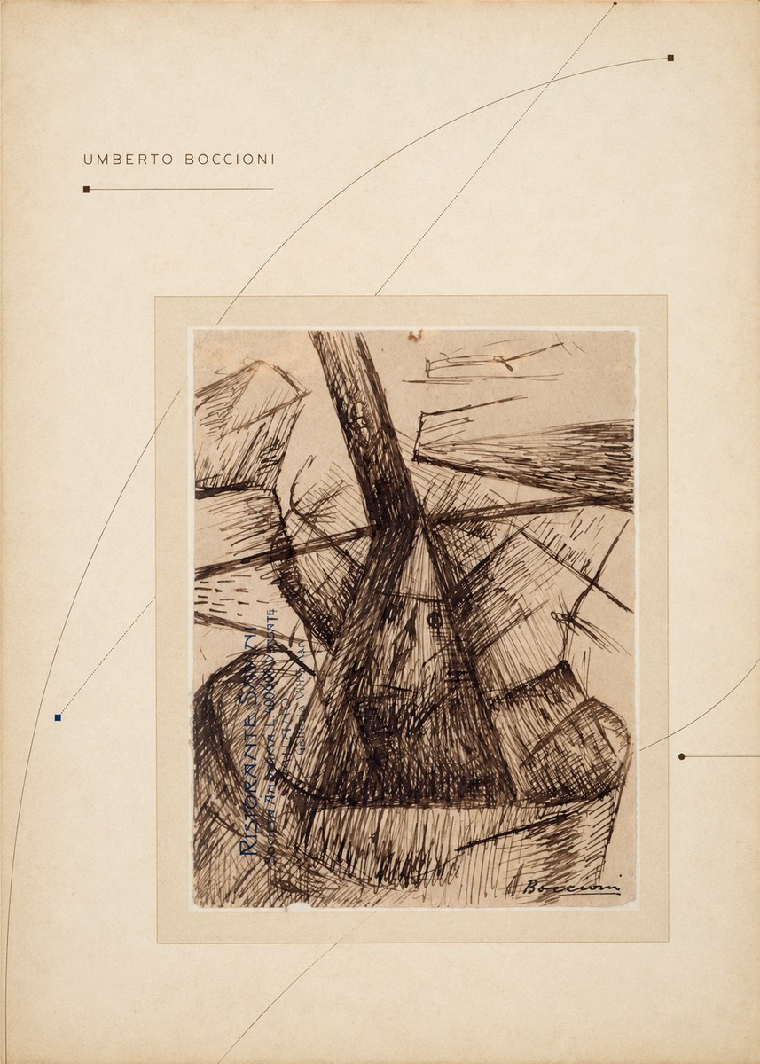 Umberto Boccioni Umberto Boccioni II No5 - Plakat