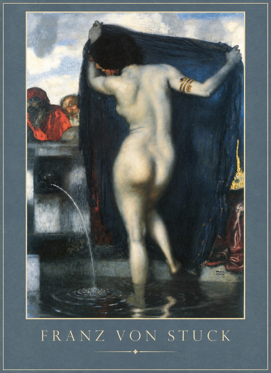 Franz von Stuck Susanna and the Elders No1 - Plakat