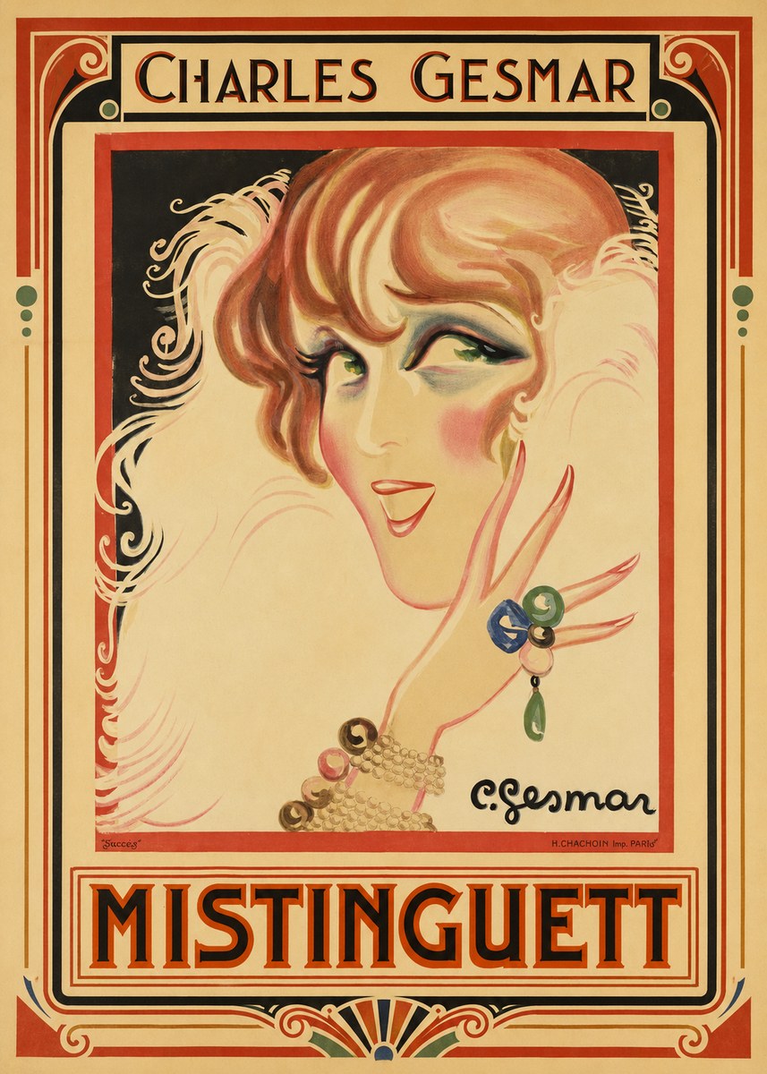 Charles Gesmar Mistinguett No1 - Plakat