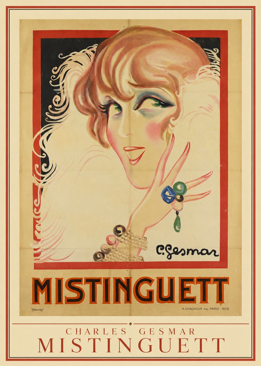 Charles Gesmar Mistinguett No4 - Plakat