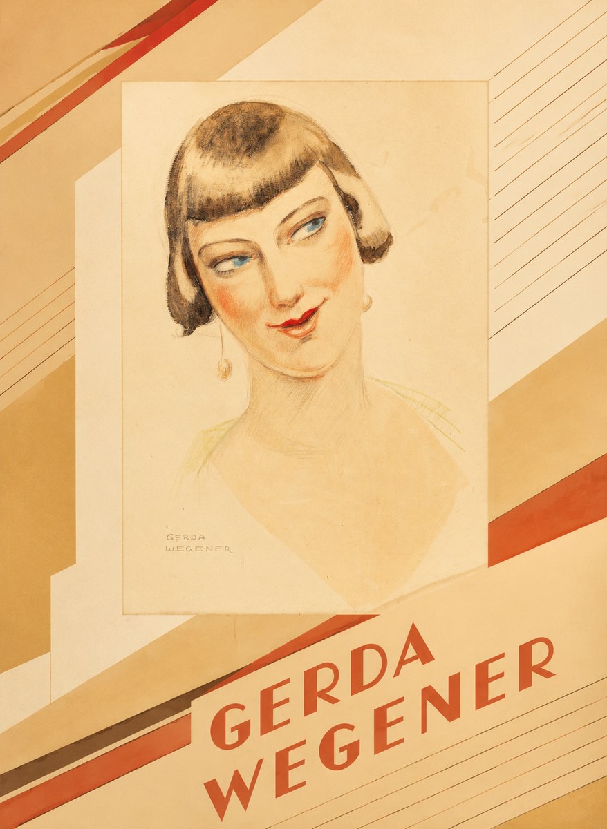 Gerda Wegener Portrait of a Lady No4 - Plakat