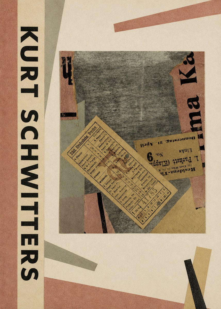 Kurt Schwitters Merz Collage No2 - Plakat