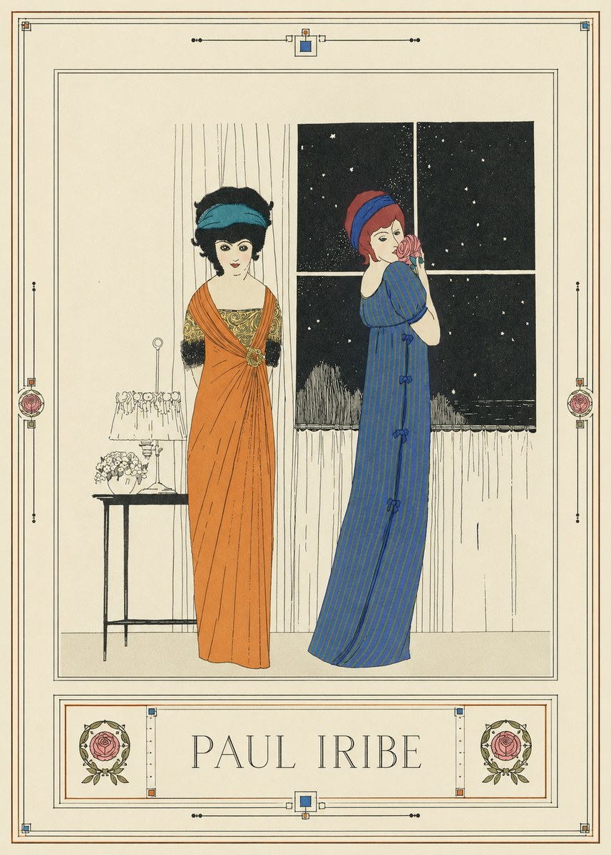 Paul Iribe Evening Elegance No1 - Plakat