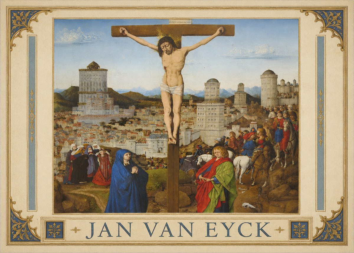 Jan van Eyck The Crucifixion No1 - Plakat