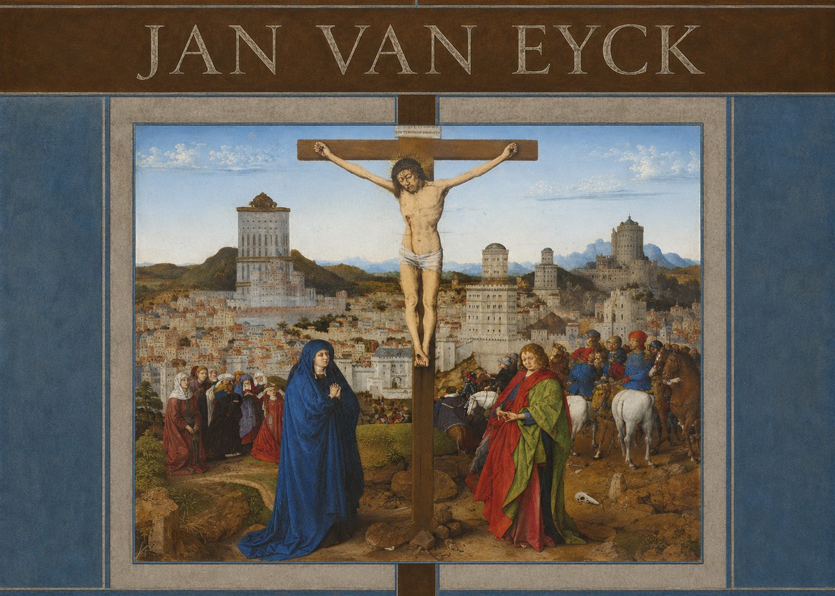 Jan van Eyck The Crucifixion No5 - Plakat