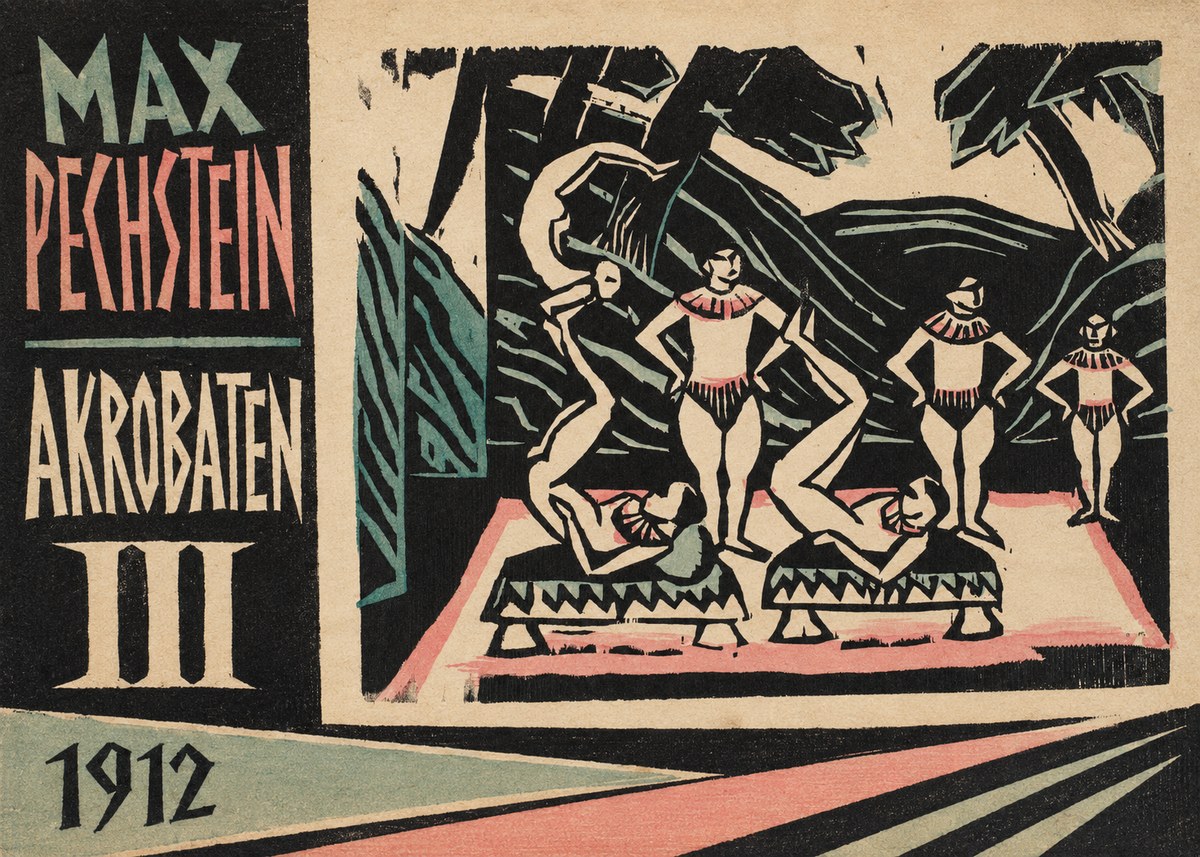 Max Pechstein Akrobaten Iii No2 - Plakat