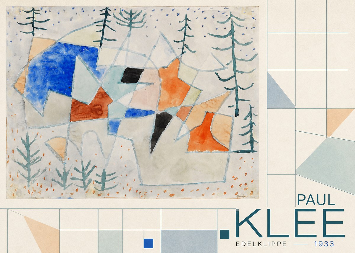 Paul Klee Edelklippe No4 - Plakat