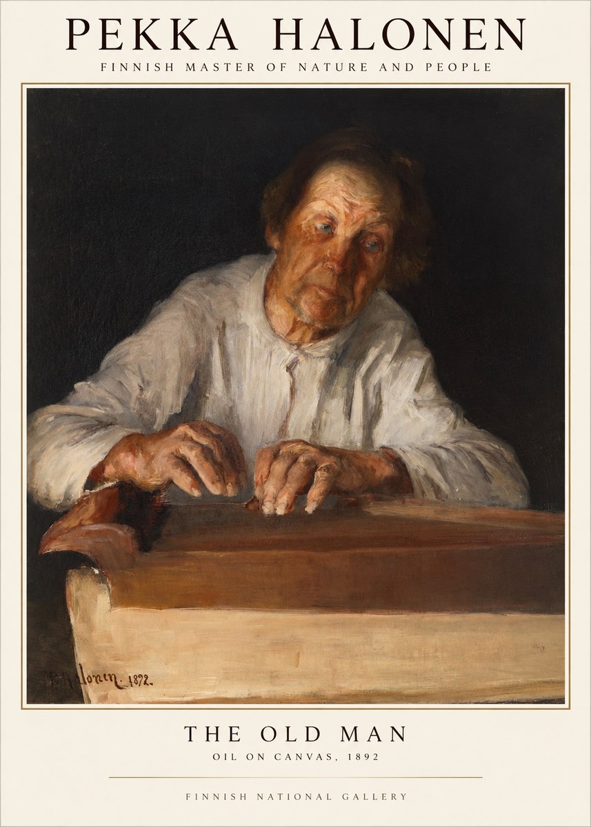 Pekka Halonen The Old Man No1 - Plakat