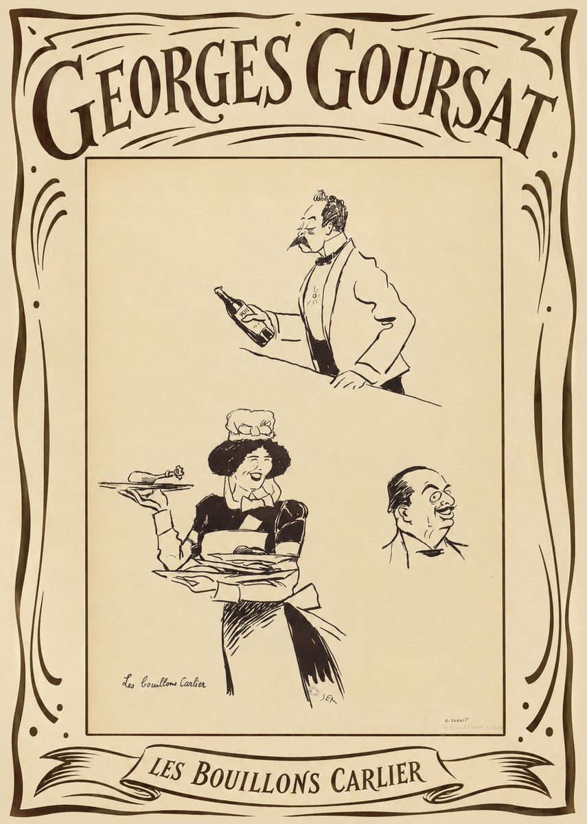 Georges Goursat Les Bouillons Carlier II No4 - Plakat