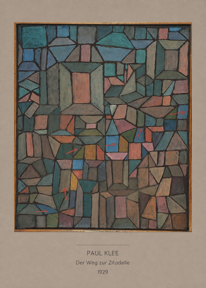 Paul Klee Der Weg Zur Zitadelle No6 - Plakat