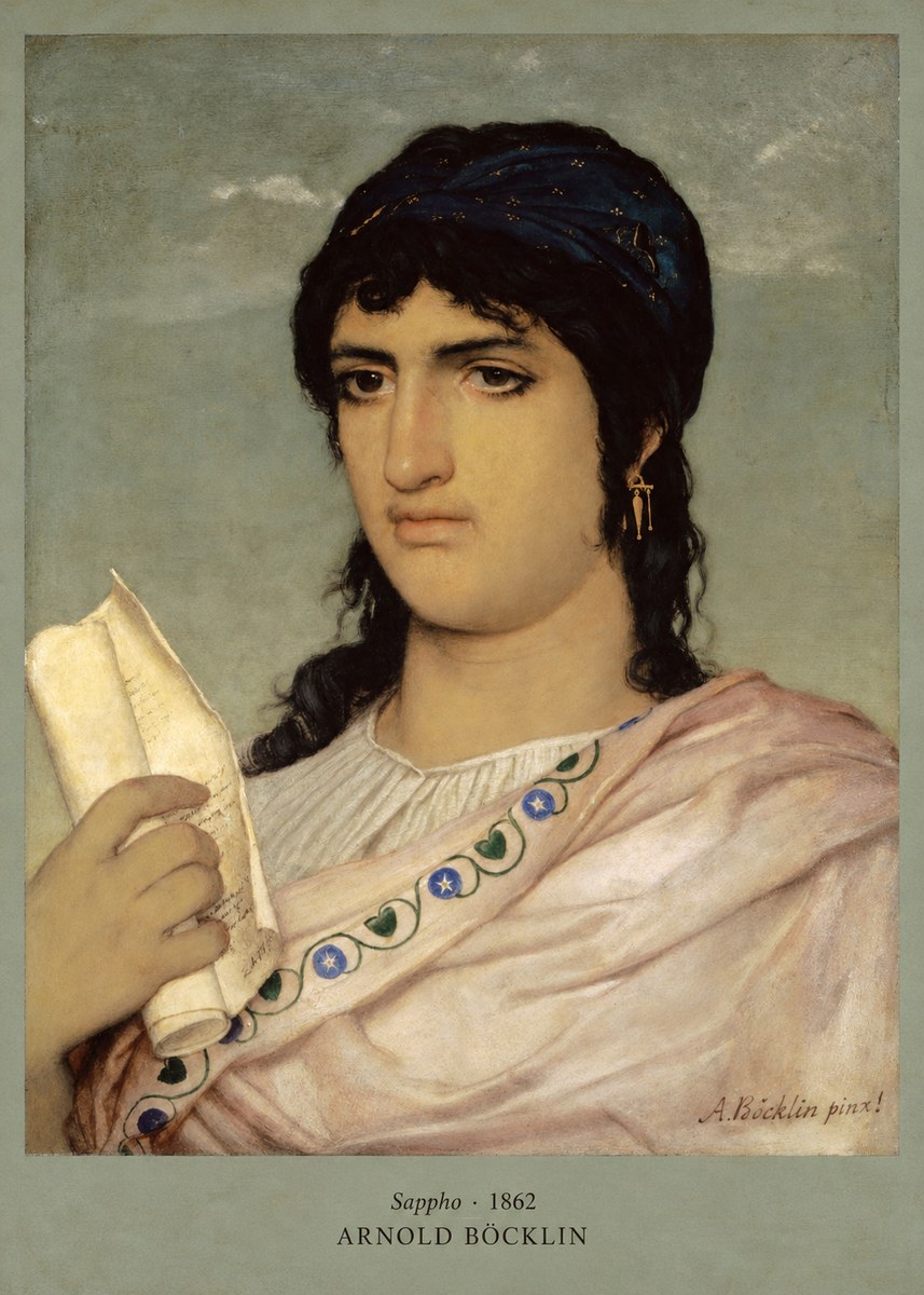 Arnold Böcklin Sappho No2 - Plakat
