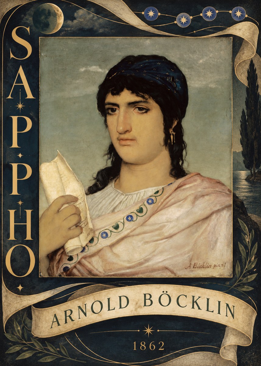 Arnold Böcklin Sappho No6 - Plakat