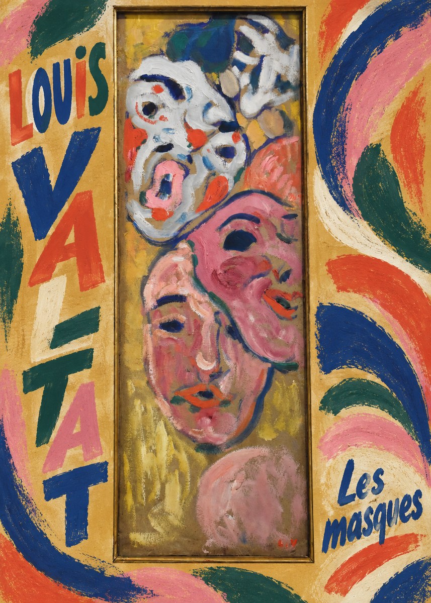Louis Valtat Les Masques No2 - Plakat