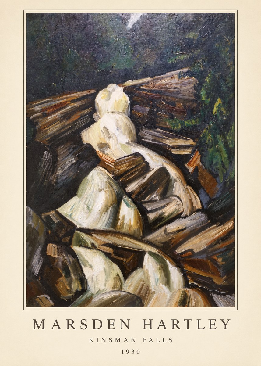 Marsden Hartley Kinsman Falls No3 - Plakat