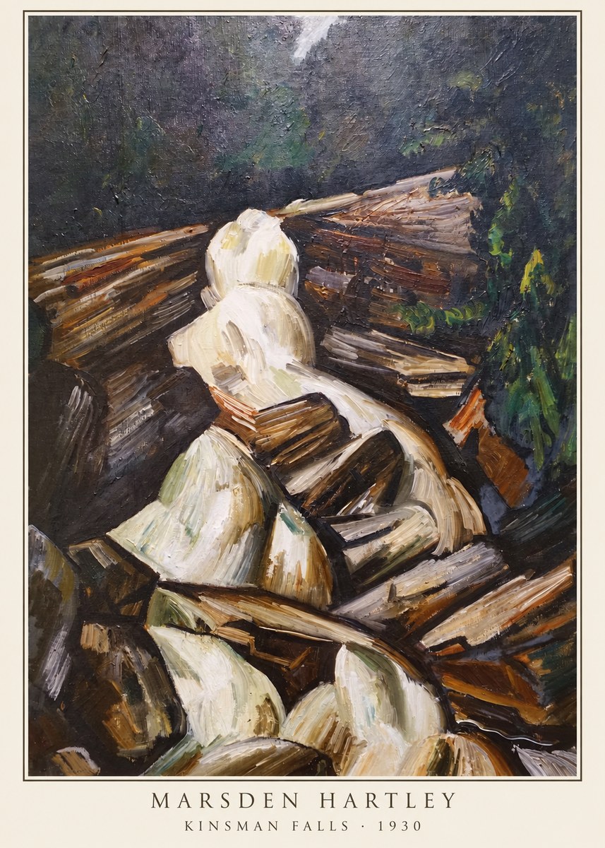 Marsden Hartley Kinsman Falls No6 - Plakat