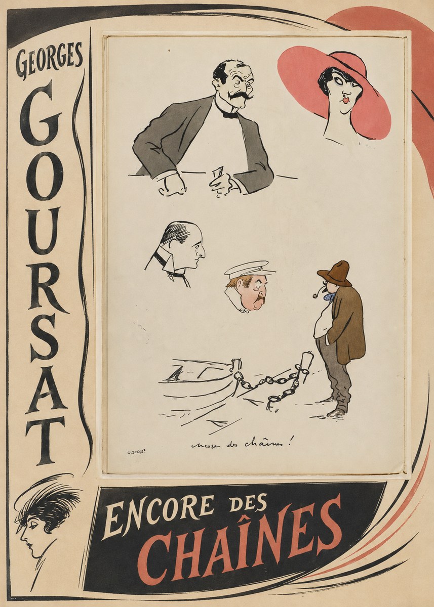 Georges Goursat Encore Des Chaînes! No2 - Plakat