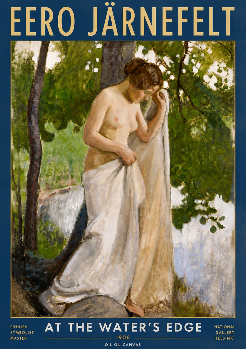 Eero Järnefelt At the Water's Edge No6 - Plakat