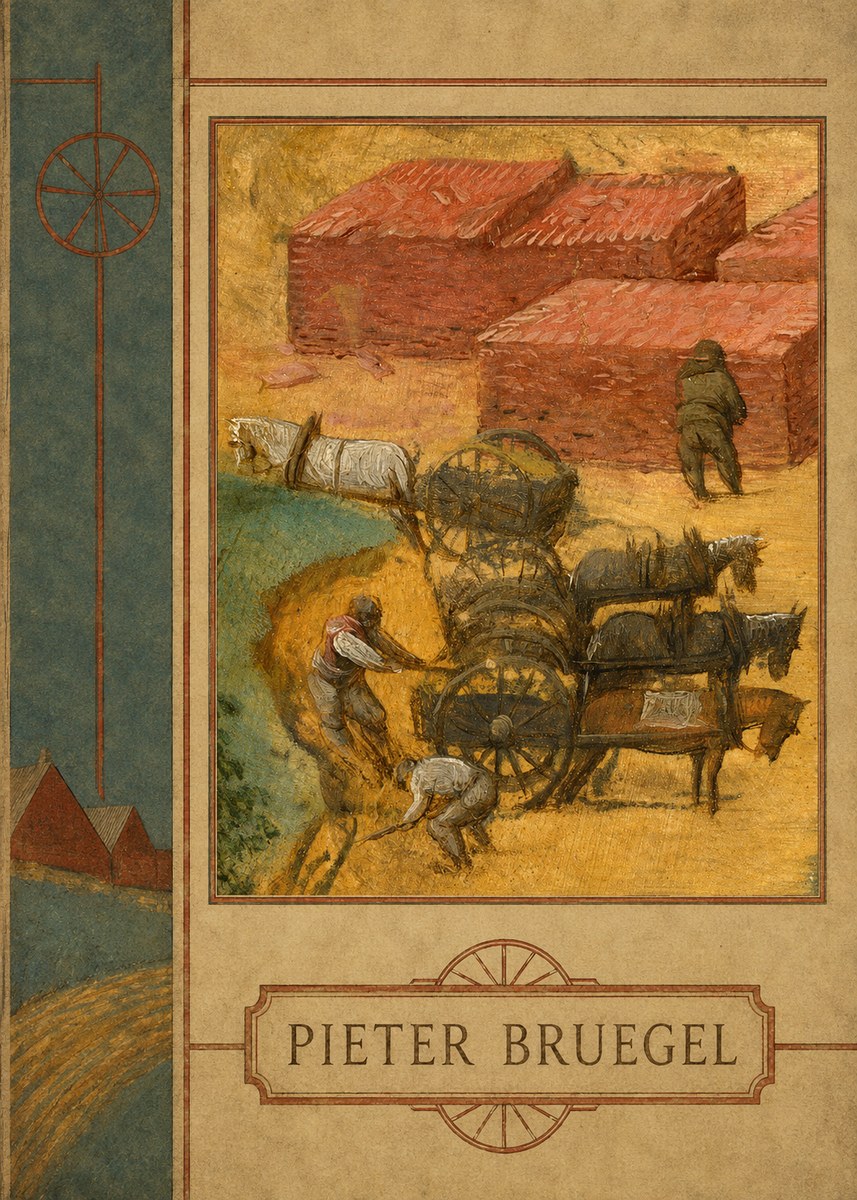 Pieter Bruegel The Brickmakers No2 - Plakat