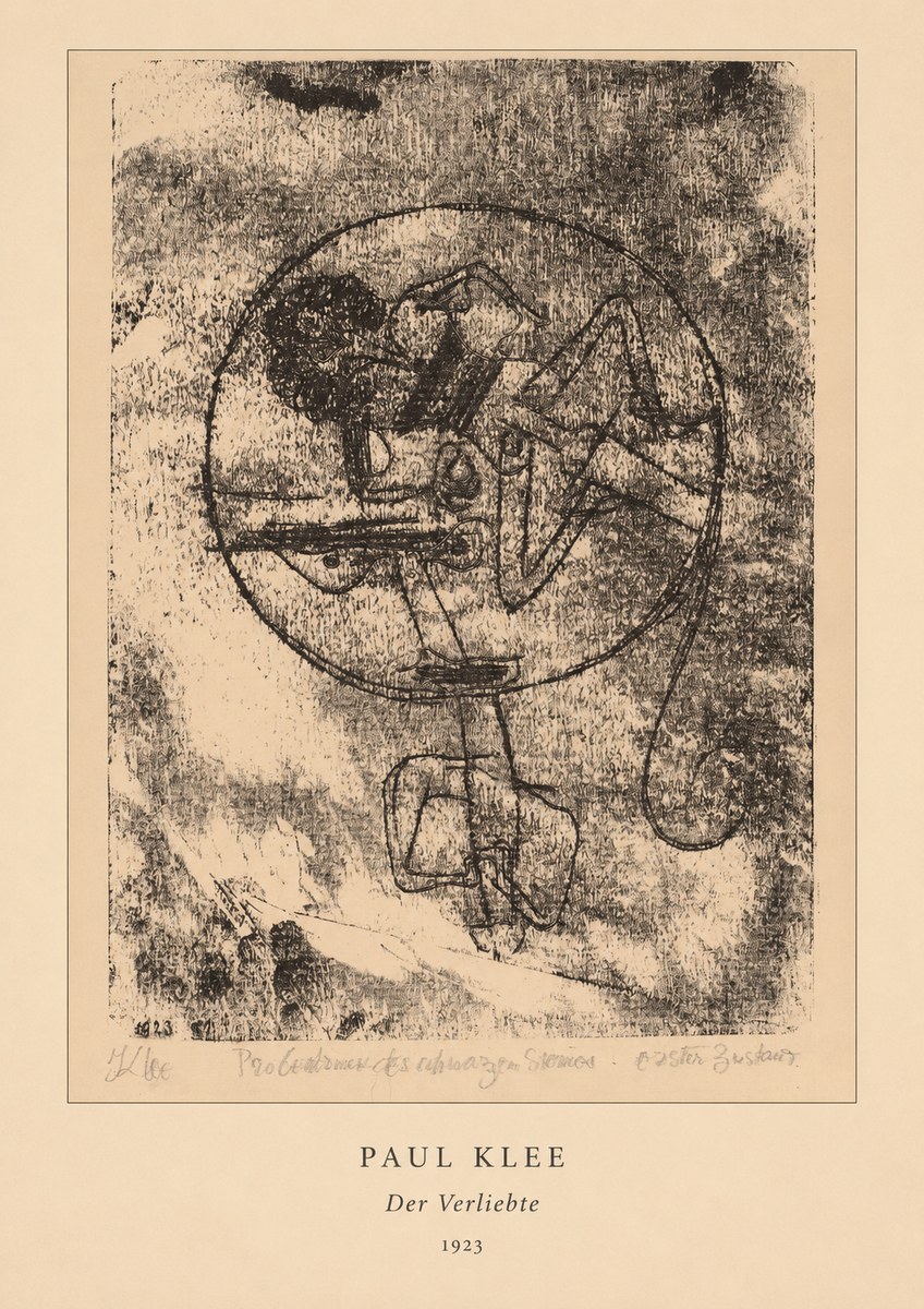 Paul Klee Der Verliebte III No4 - Plakat