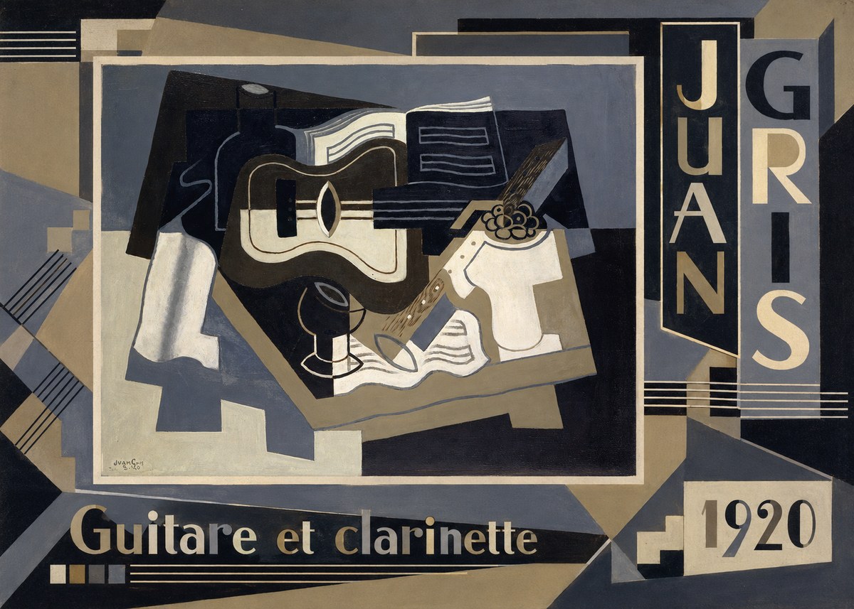 Juan Gris Guitare Et Clarinette No2 - Plakat