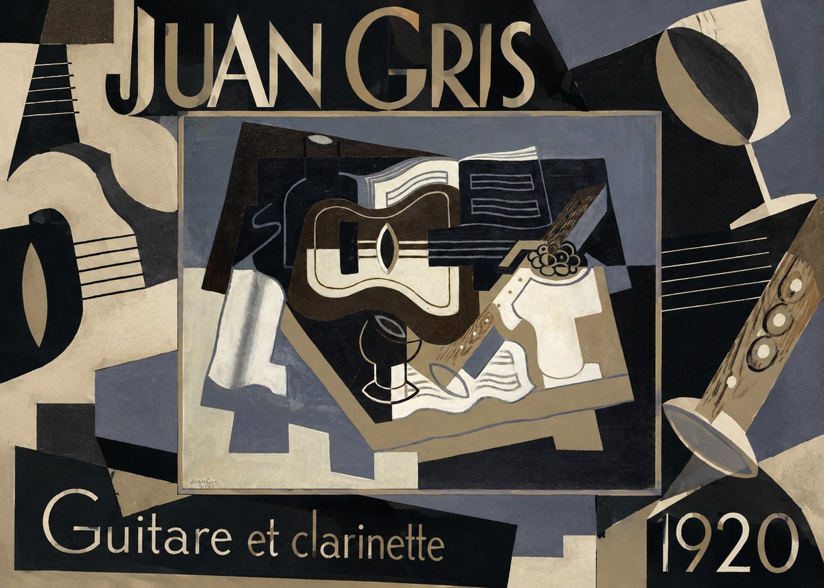 Juan Gris Guitare Et Clarinette No6 - Plakat