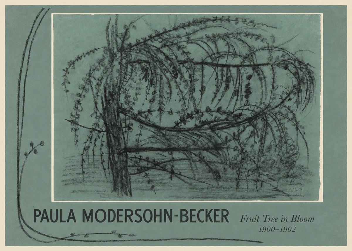 Paula Modersohn-Becker Fruit Tree in Bloom No1 - Plakat