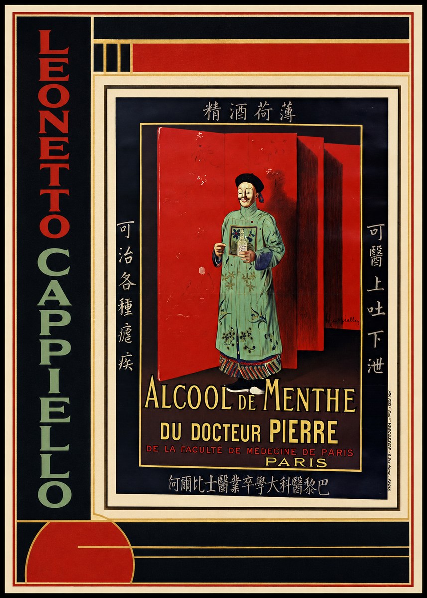 Leonetto Cappiello Alcool De Menthe Du Docteur Pierre No2 - Plakat