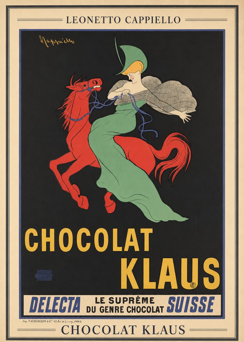 Leonetto Cappiello Chocolat Klaus III No3 - Plakat