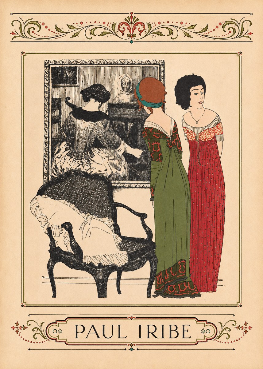 Paul Iribe Fashion Scene No5 - Plakat