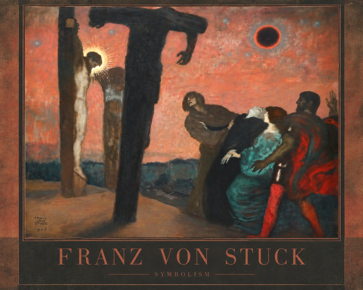 Franz von Stuck Crucifixion No5 - Plakat