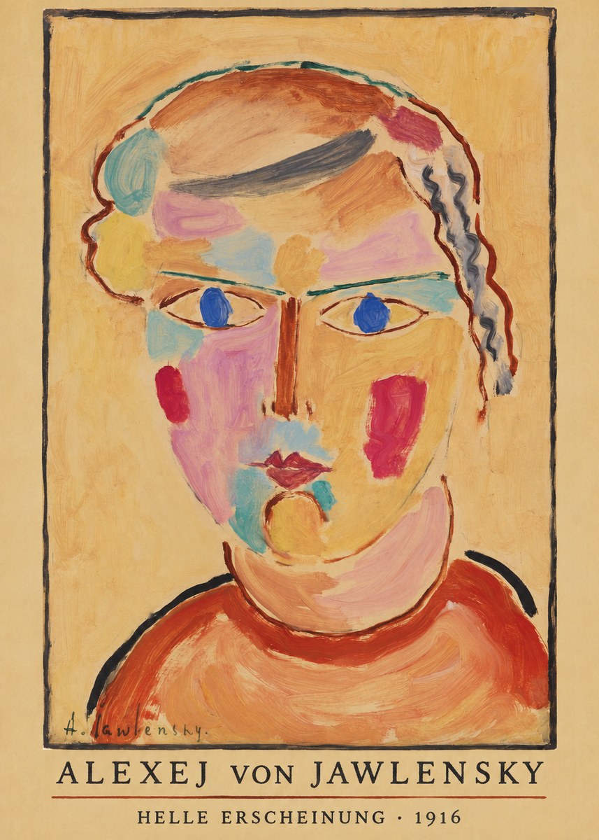 Alexej von Jawlensky Helle Erscheinung No5 - Plakat