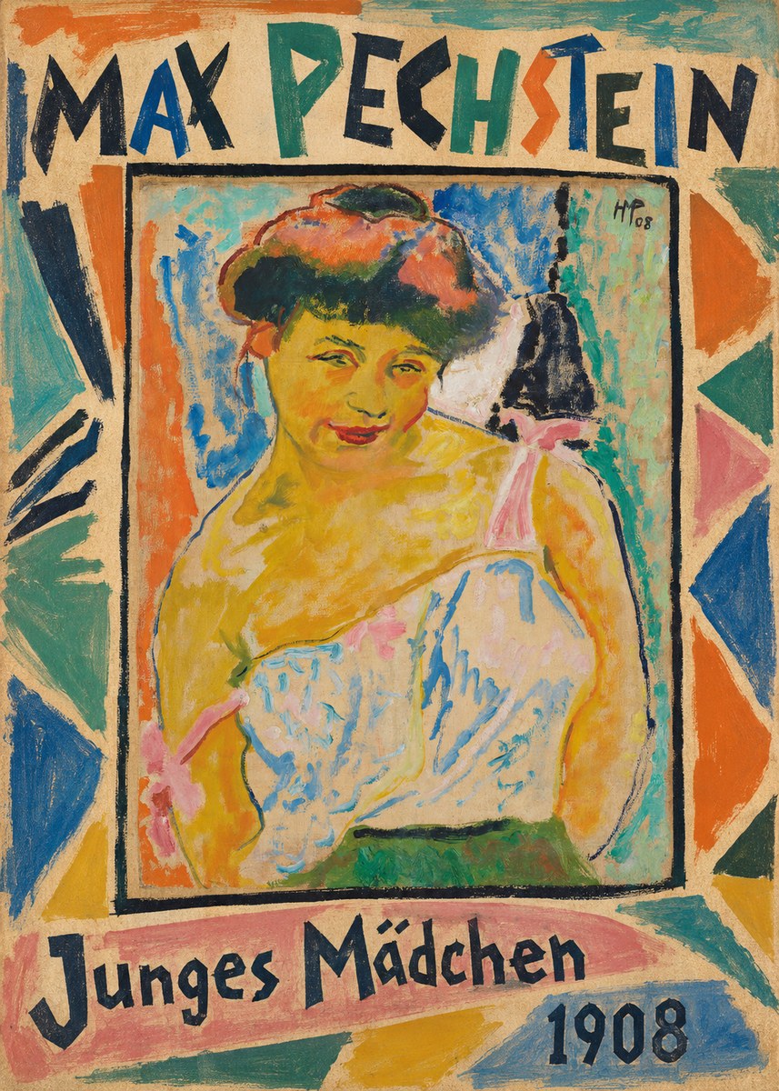 Max Pechstein Junges Mädchen No2 - Plakat