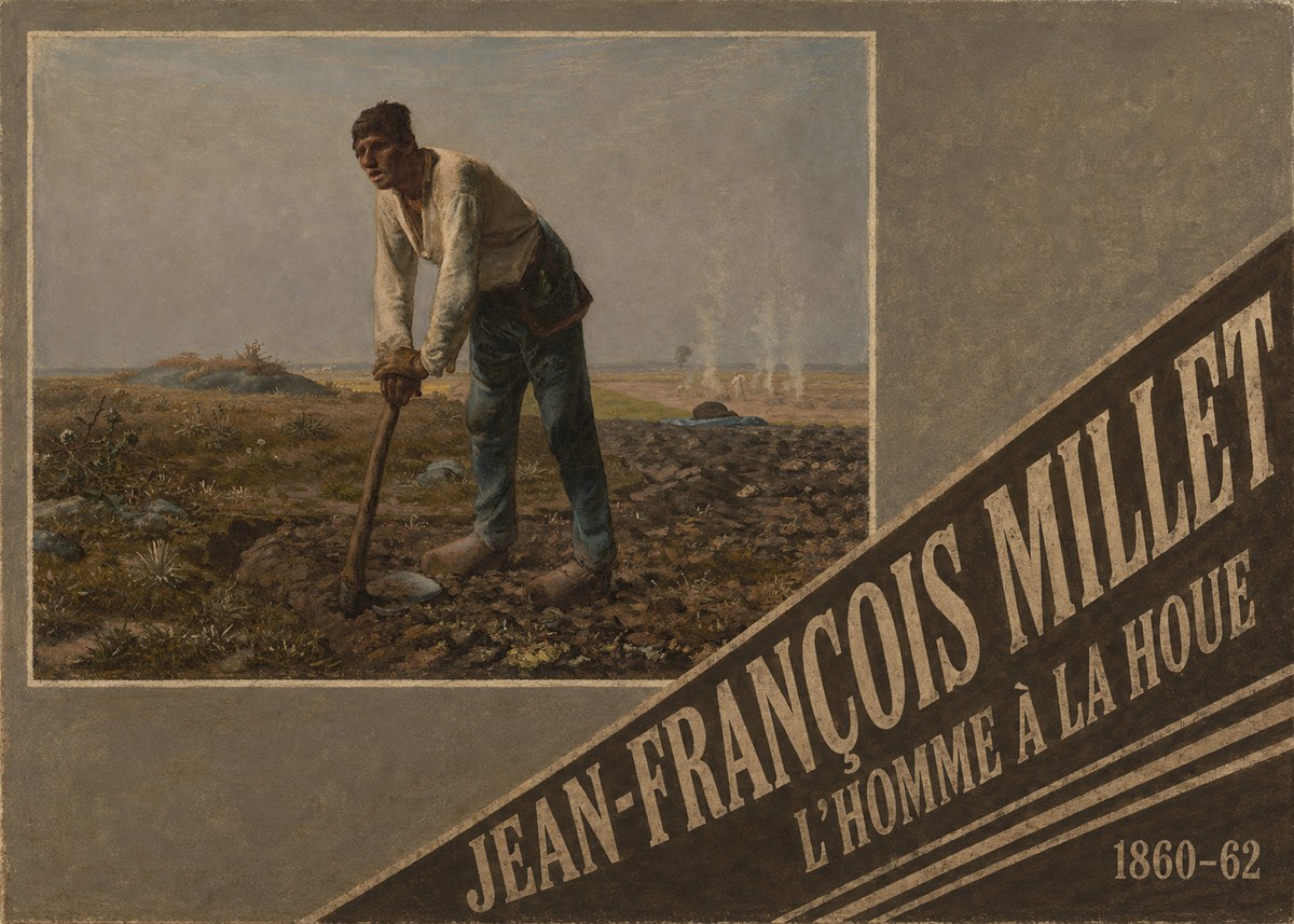 Jean-François Millet L'homme À La Houe No5 - Plakat