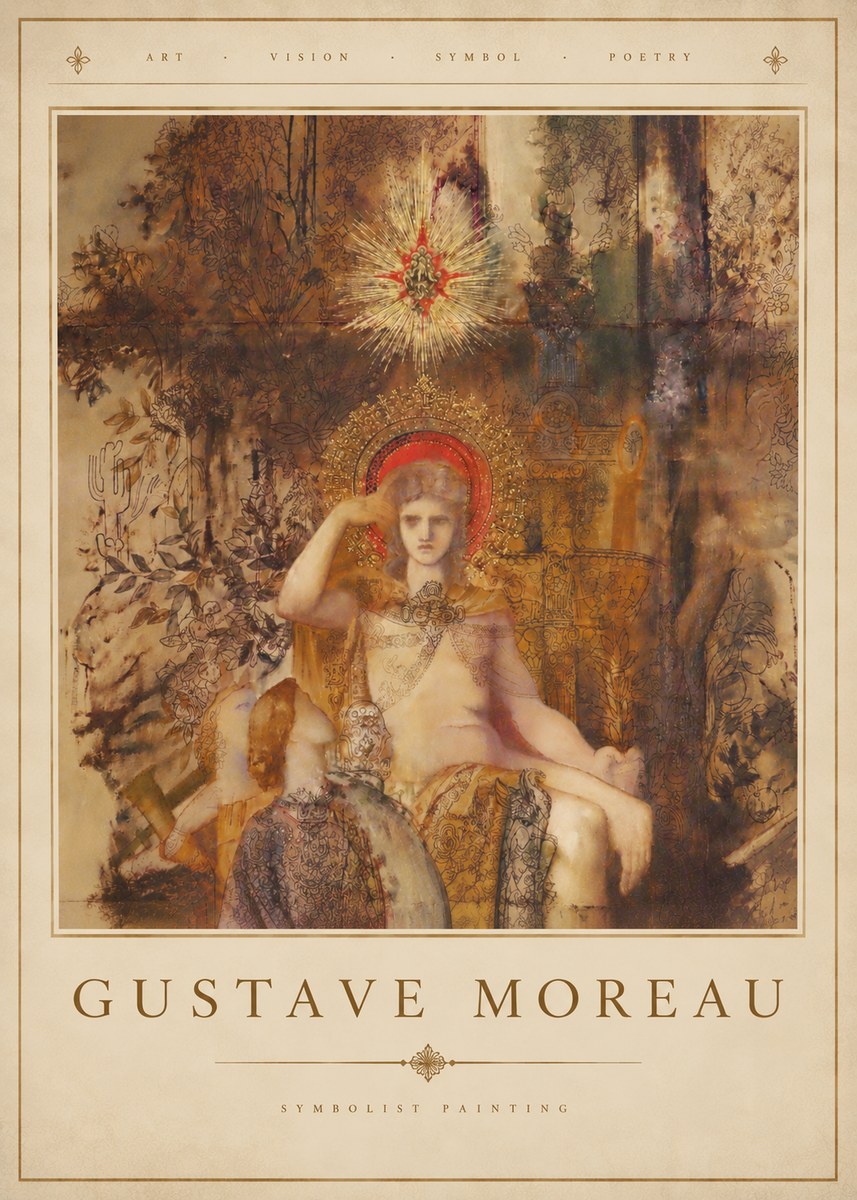 Gustave Moreau Jupiter and Semele III No4 - Plakat